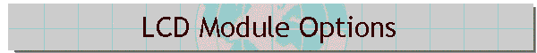 LCD Module Options