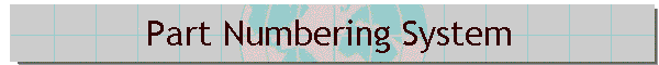 Part Numbering System